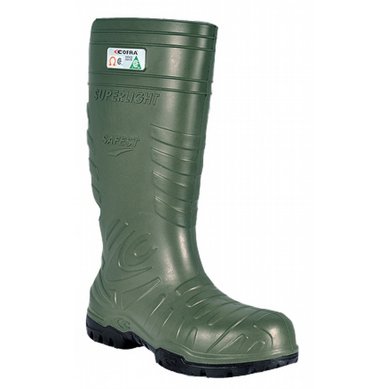 Cofra Safest D Green Composite Toe EH PR Insulated Rubber Boot - Mens 10 Wide from GME Supply