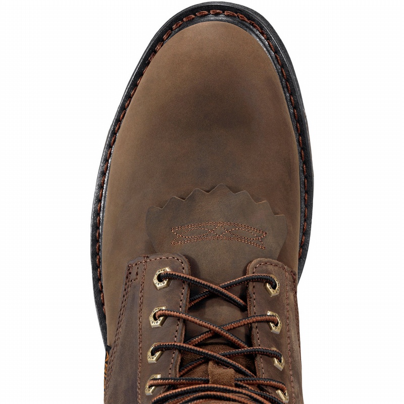 Ariat Mens Workhog 8 H2O Composite Toe Lace-Up Work Boot - Mens 10 D from GME Supply
