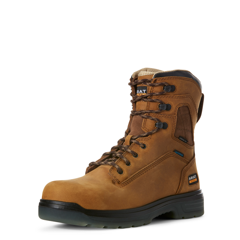 ARIAT MENS TURBO 8" WATERPRF CARBON TOE BOOT from GME Supply