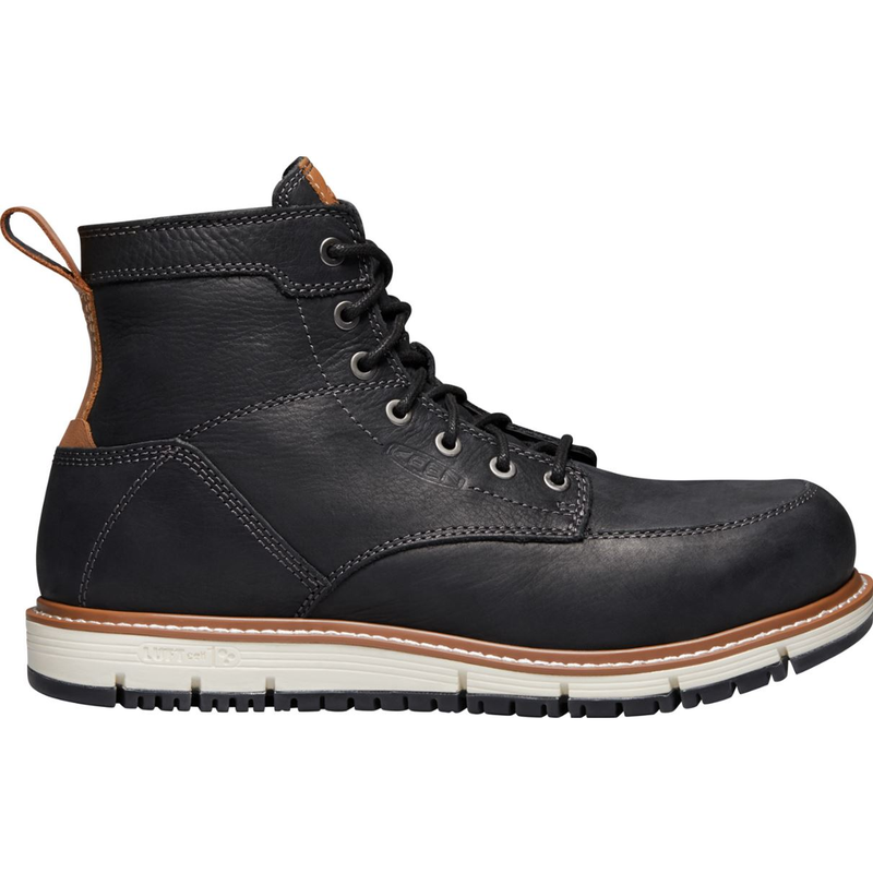Keen 1020053 San Jose 6 Inch Wedge Safety Toe Boot Black - Mens 10 D from GME Supply
