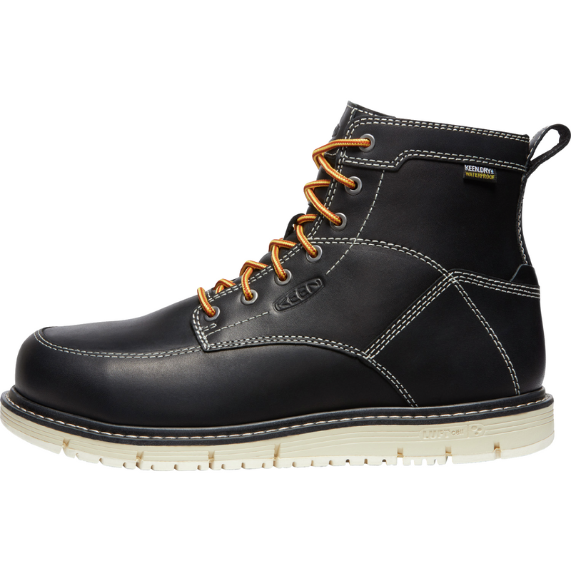 Keen 1027083 CSA San Jose 6 in Waterproof Aluminum Toe Black Boot - Men's 10.5 Medium from GME Supply