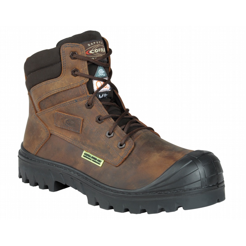 Cofra 27630-CU1 Chicago Inter-Met Composite Toe Work Boot Brown - Mens 10 Wide V2 from GME Supply