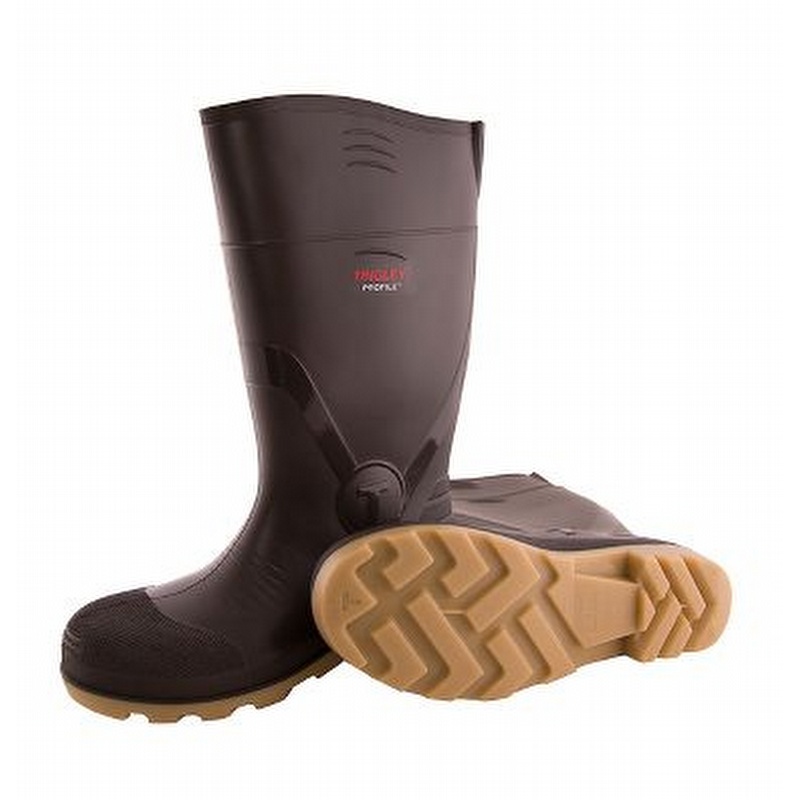 Tingley Profile PVC Brown Knee Boots 51154 - Men's 10 from GME Supply
