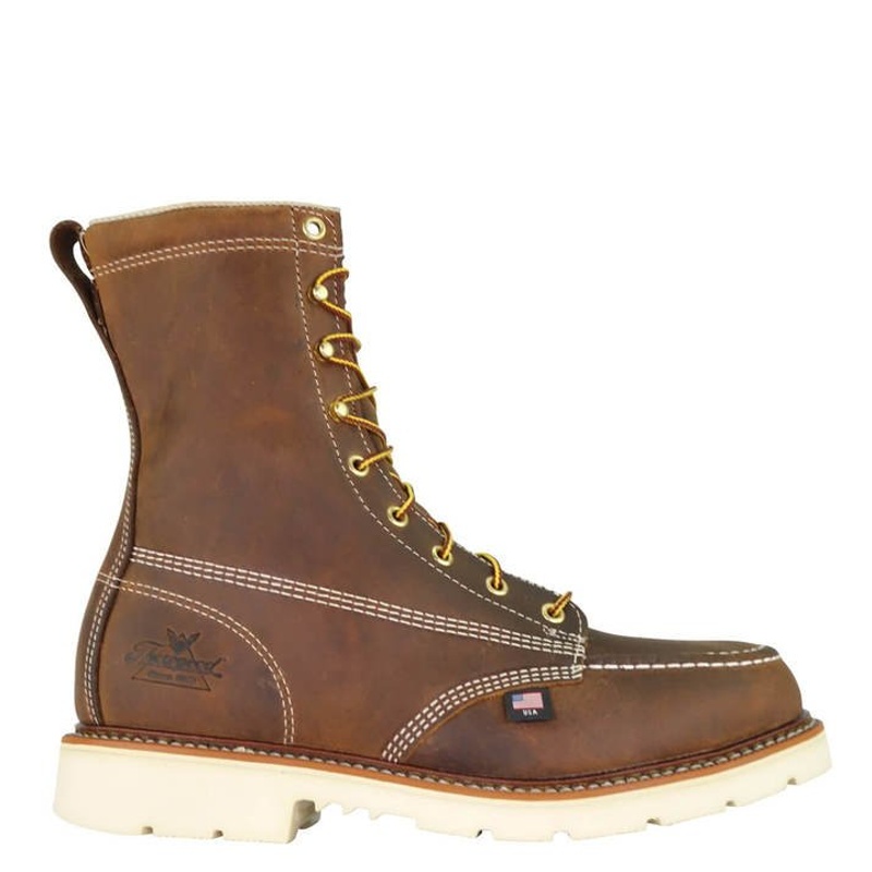 Thorogood 8044378 American Heritage 8-inch Moc Toe Safety Toe Boot - Men's 14 EE from GME Supply