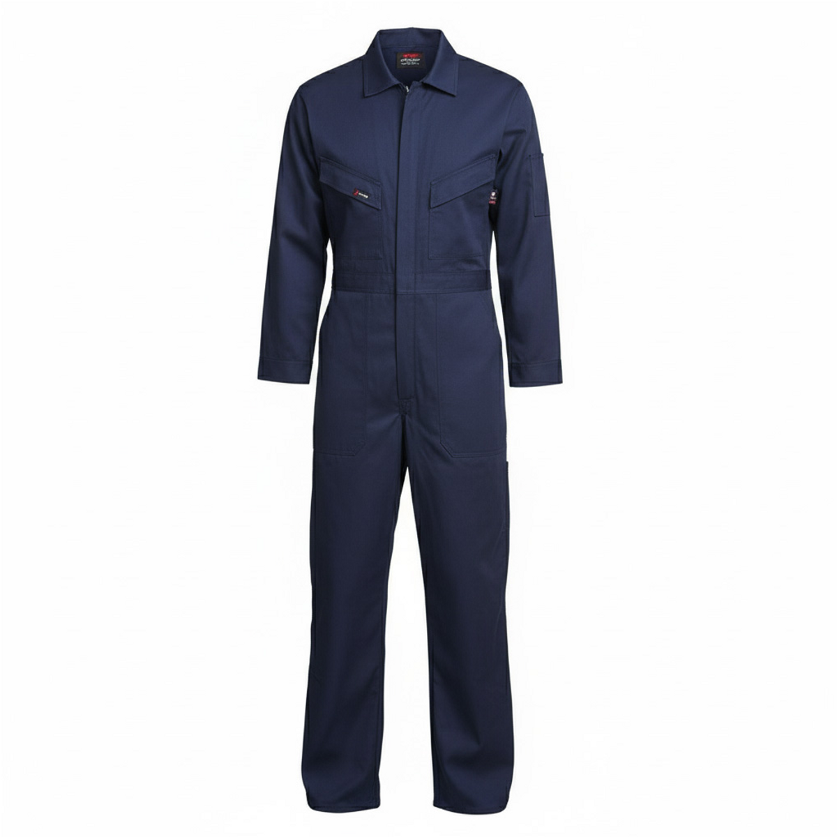 Lapco CVFRD7 7oz FR Deluxe Coveralls Cotton Navy  - 2X-Large Regular from GME Supply