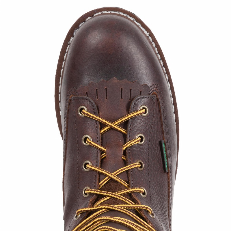 Georgia Low Heel Logger 8 inch Steel Toe EH Work Boot - Men's 10.5 Medium from GME Supply