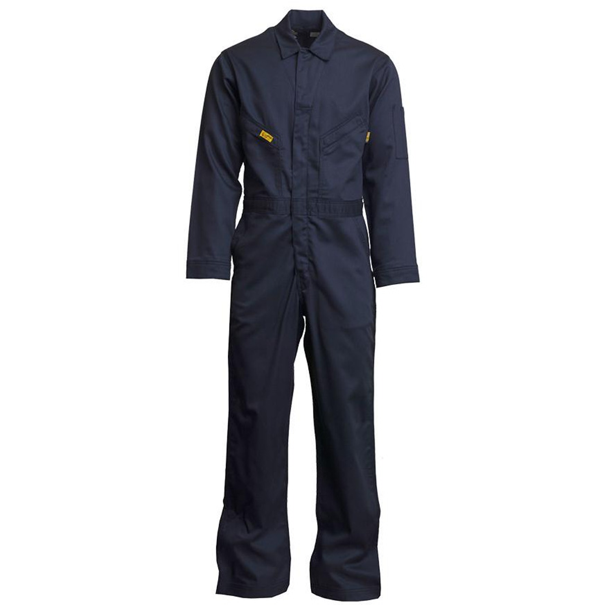 Lapco GOCD6NY Men's 6oz FR Deluxe Lightweight Coveralls - Navy from GME Supply