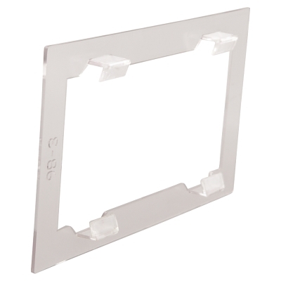 Welding Helmet Large Window Mag Lens Holder, 2 in x 4-1/4 in