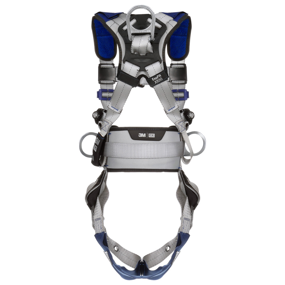 3M DBI-SALA ExoFit X100 Comfort Iron Work Construction Positioning Safety Harness from GME Supply