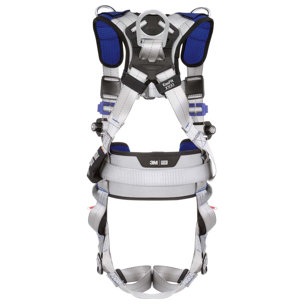 3M DBI-SALA ExoFit X100 Comfort Construction Retrieval Safety Harness for use with Ska-Pak from GME Supply