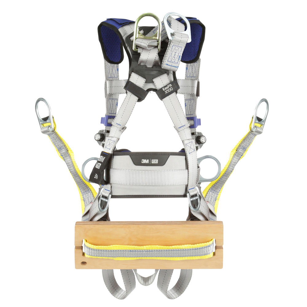 3M DBI-SALA ExoFit X100 Comfort Construction Oil and Gas Climbing/Positioning/Suspension Safety Harness from GME Supply