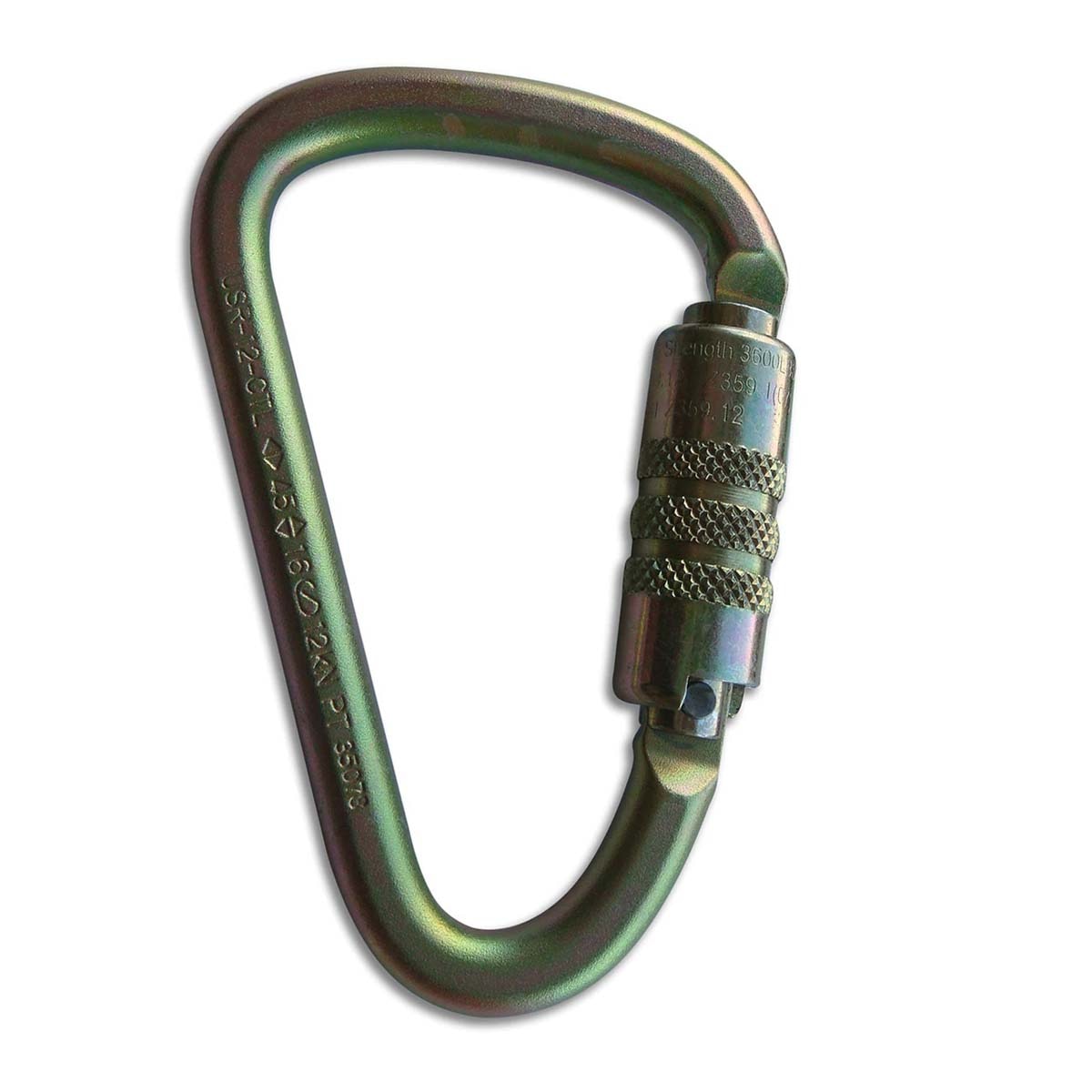 Elk River 17443 1-1/16 Inch Auto-Lock Steel Carabiner from GME Supply