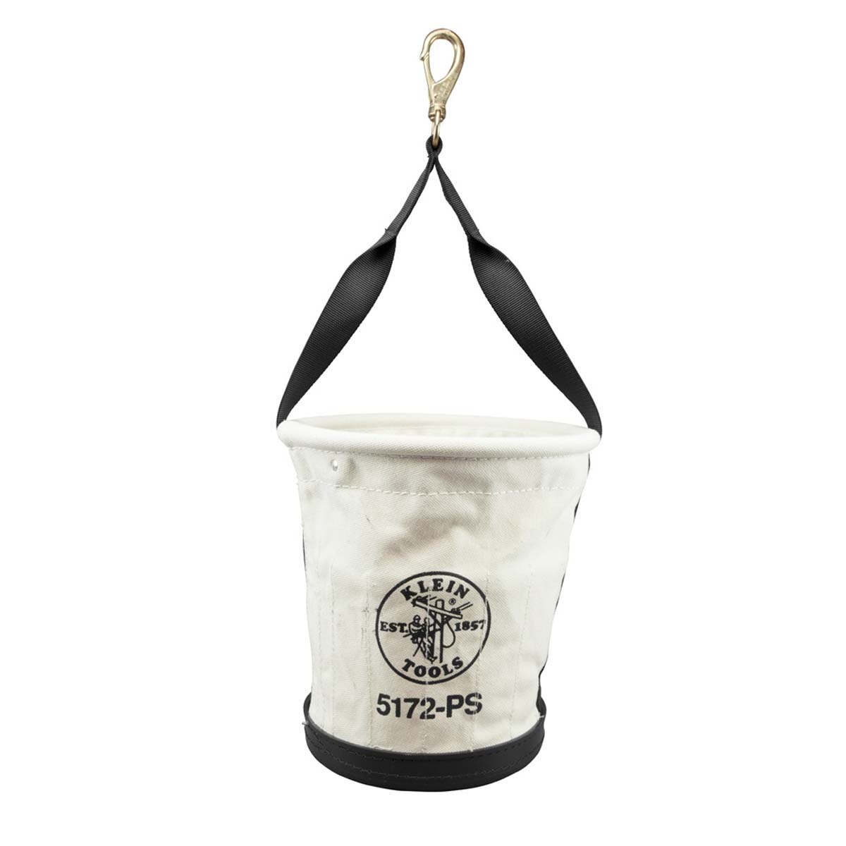 Klein Tools 5172PS Tapered Wall Bucket with 15 Inside Pockets from GME Supply