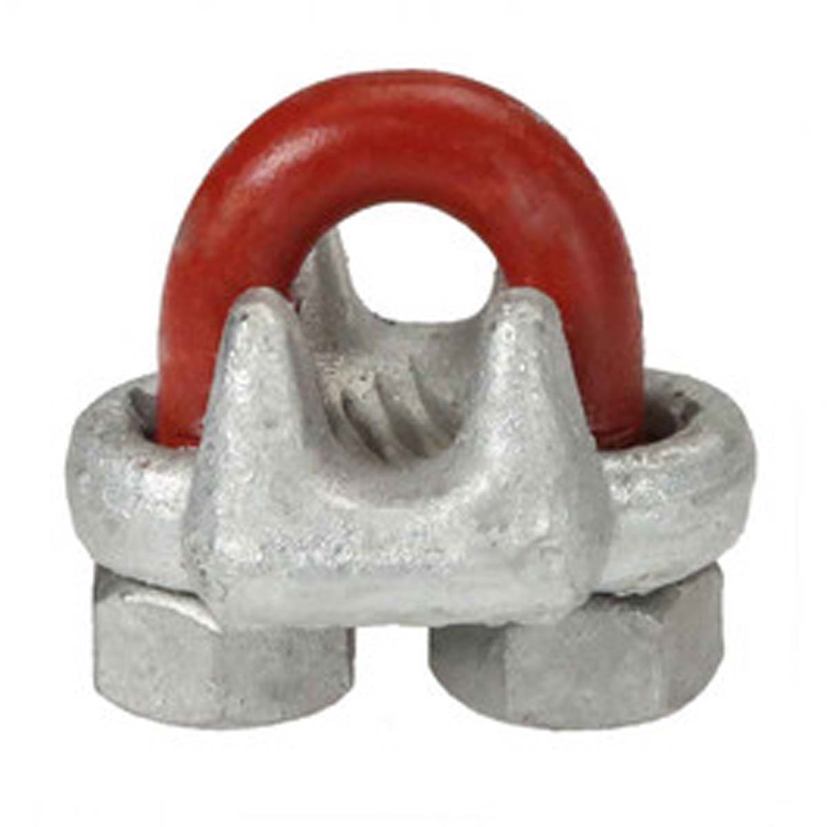 Crosby G450 3/8 Inch Red-U-Bolt Wire Rope Clip from GME Supply