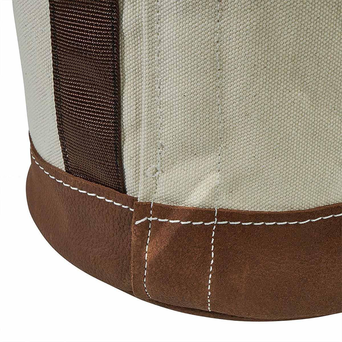 Klein Tools 5104 Leather Bottom Canvas Bucket-With Swivel from GME Supply