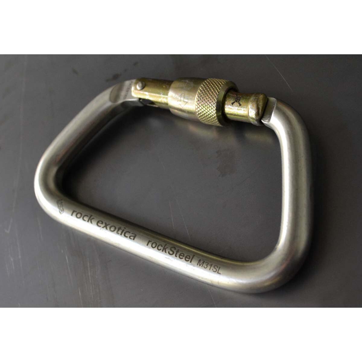 Rock Exotica rockSteel Screw Lock Carabiner M31 SL from GME Supply