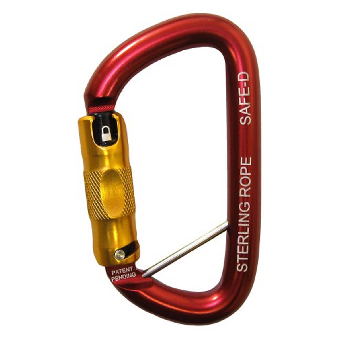 Sterling Safe-D Twistlock Carabiner With Captive Eye Pin from GME Supply
