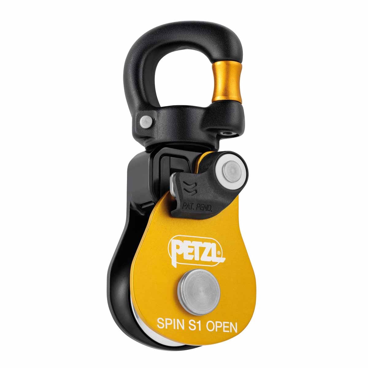 Petzl SPIN S1 OPEN Gated Swivel Compact Single Pulley from GME Supply