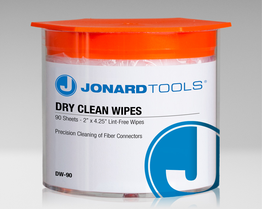 Jonard Dry Wipes for Cleaning Fiber from GME Supply