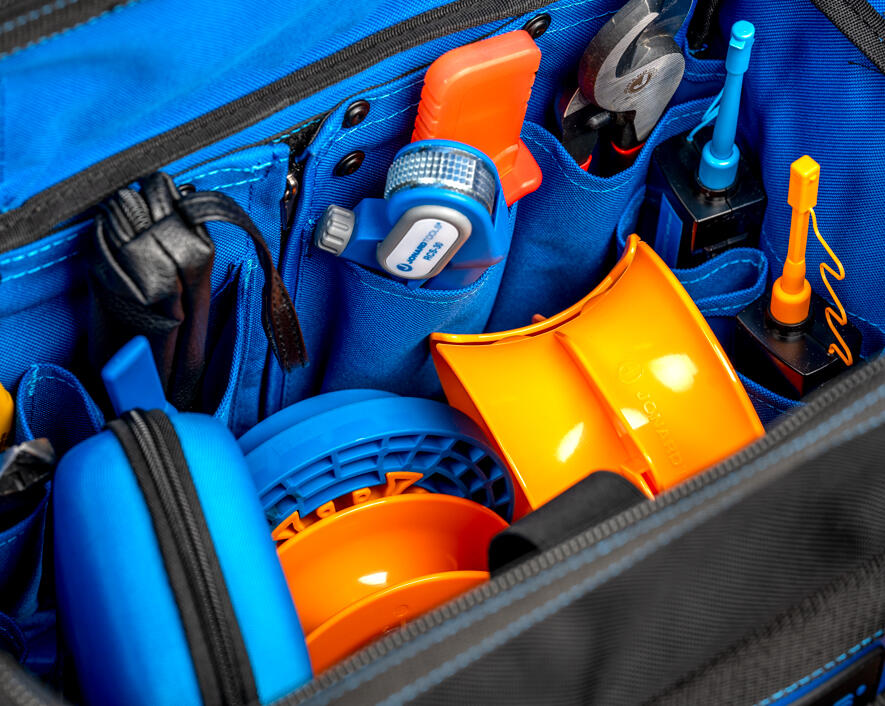 Jonard Professional Rolling Tool Bag, 18 Pockets, 16" from GME Supply