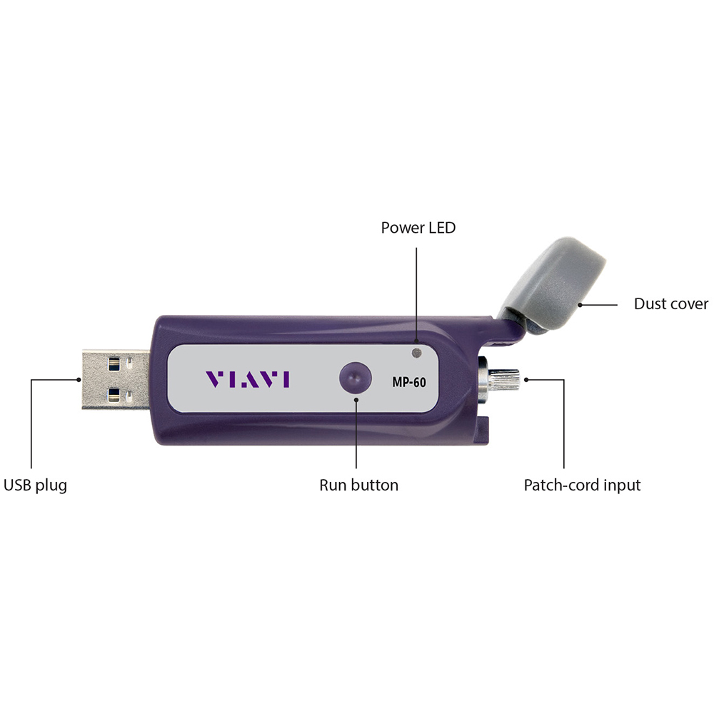 VIAVI Miniature USB 2.0 Power Meters with FiberChekPRO Integration from GME Supply