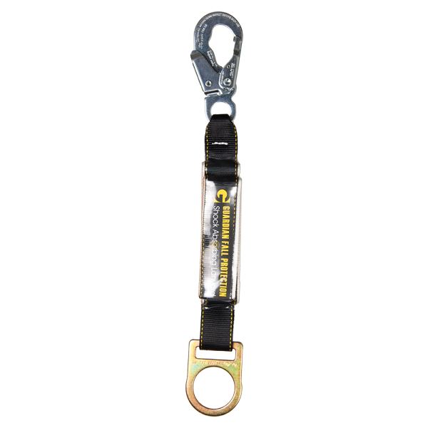 Guardian Shock Absorbing Extension Lanyard with Snap Hook from GME Supply