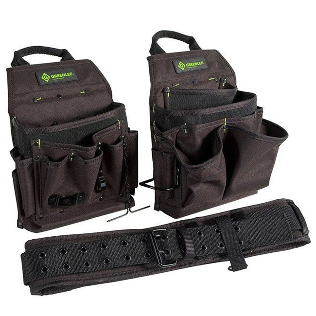 Greenlee 3 Piece Tool Belt and Pouch Combo from GME Supply