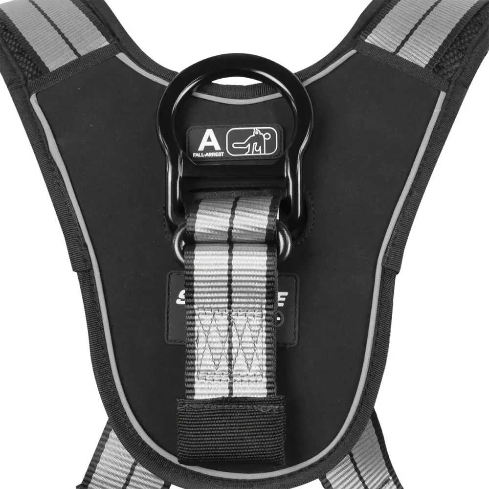 Safewaze PRO+ Slate Construction Harness: Alu 3D, Alu QC Chest, Alu FD, Alu QC Legs from GME Supply