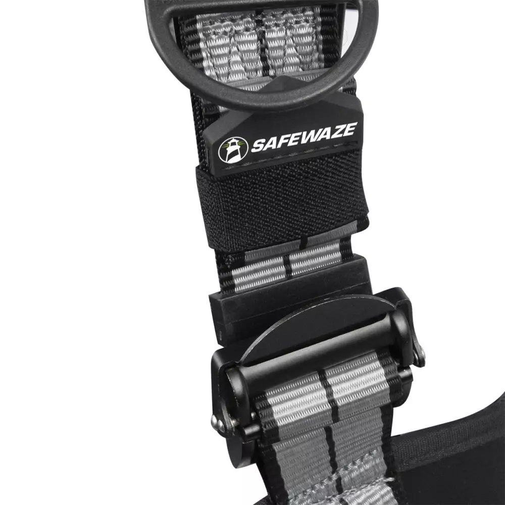 Safewaze PRO+ Slate Construction Harness: Alu 3D, Alu QC Chest, Alu FD, Alu QC Legs from GME Supply