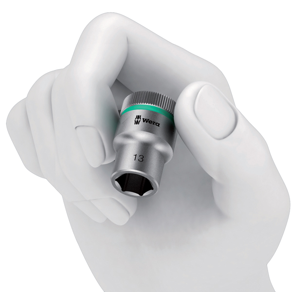 Wera Tools 8740 Zyklop Bit Socket Set, 1/2 Inch, with Holding Function from GME Supply