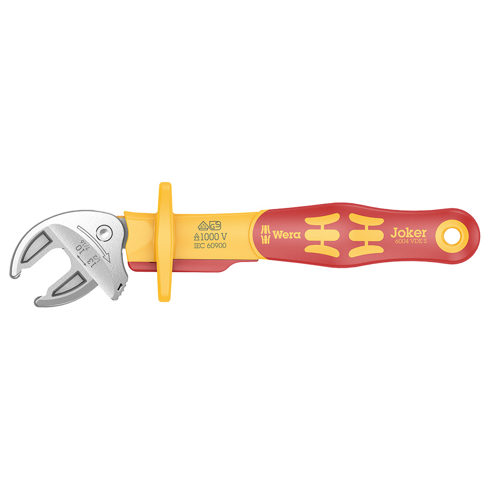 Wera 6004 Joker VDE 4 Set 1 VDE-insulated self-setting spanner set, 4 pieces from GME Supply