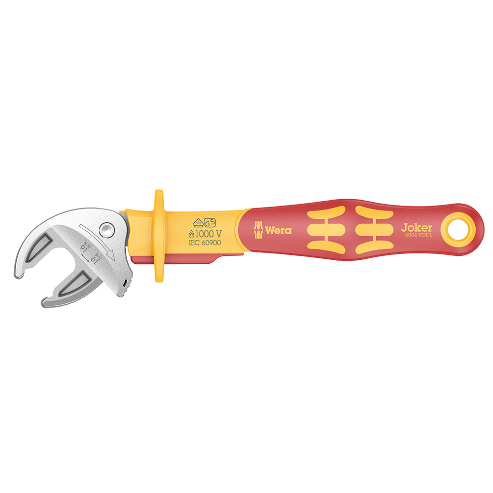 Wera 6004 Joker VDE 4 Set 1 VDE-insulated self-setting spanner set, 4 pieces from GME Supply
