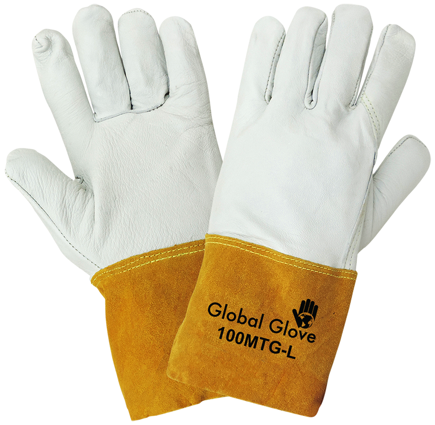 Global Glove Premium Goatskin Mig Tig Welder Glove (Single Pair) from GME Supply