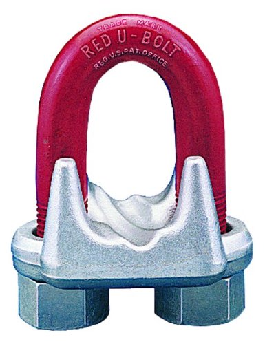Crosby G-450 7/16 Inch Red-U-Bolt Wire Rope Clip from GME Supply