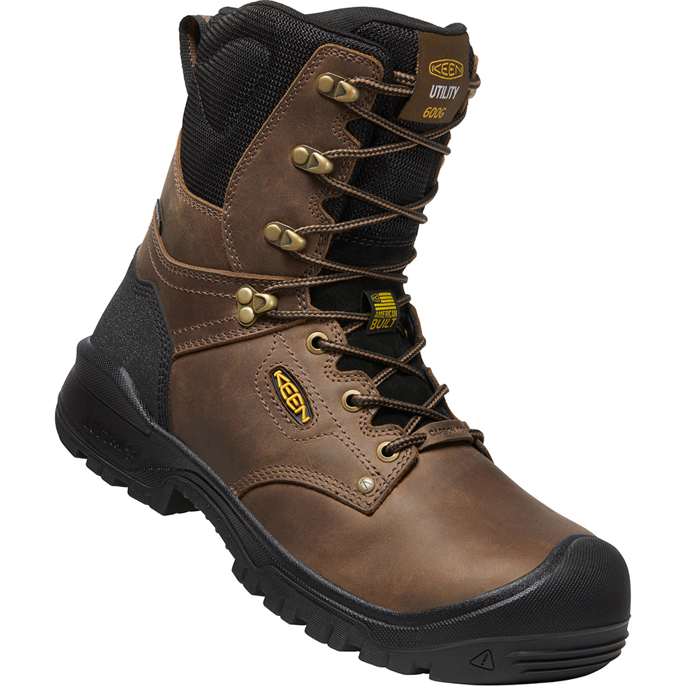 Keen Men's Independence 8 Inch Insulated Waterproof Boot (Carbon
