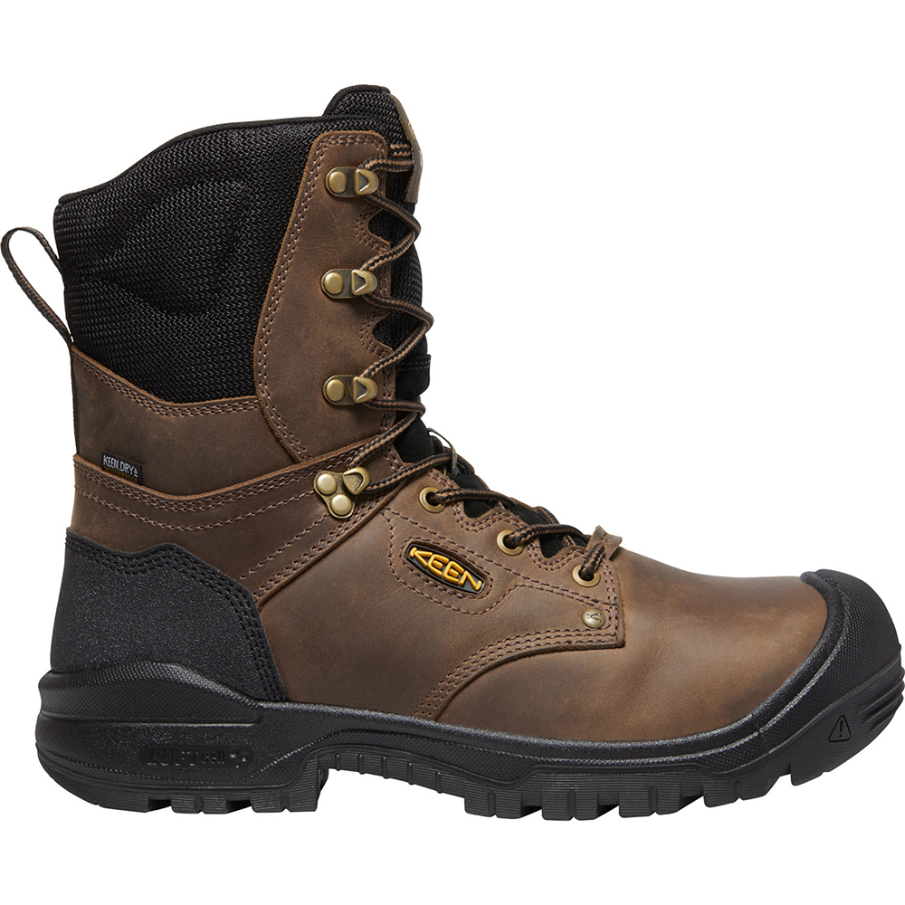 Keen Men's Independence 8 Inch Insulated Waterproof Boot (Carbon Fiber Toe) from GME Supply