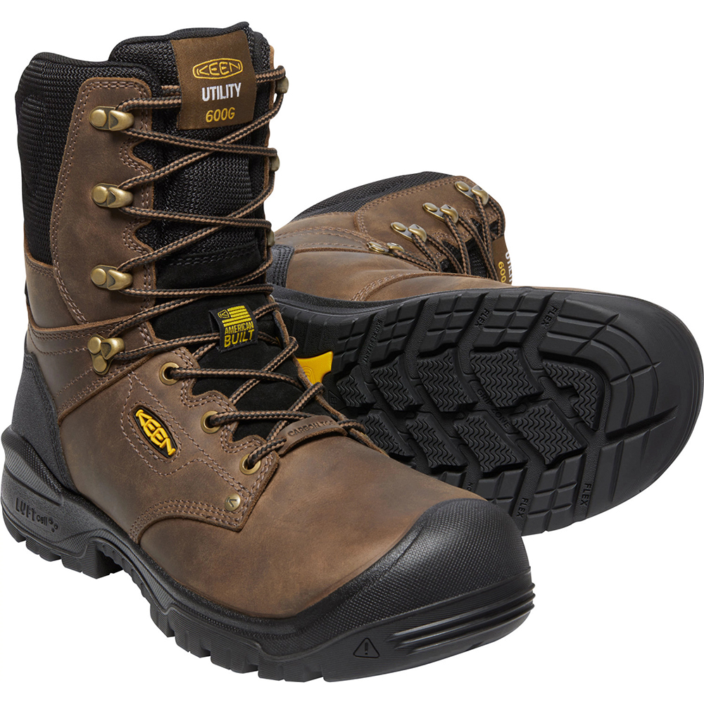 Keen Men's Independence 8 Inch Insulated Waterproof Boot (Carbon Fiber Toe) from GME Supply
