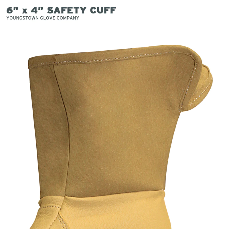 Youngstown Leather Utility Plus Wide-Cuff Gloves from GME Supply