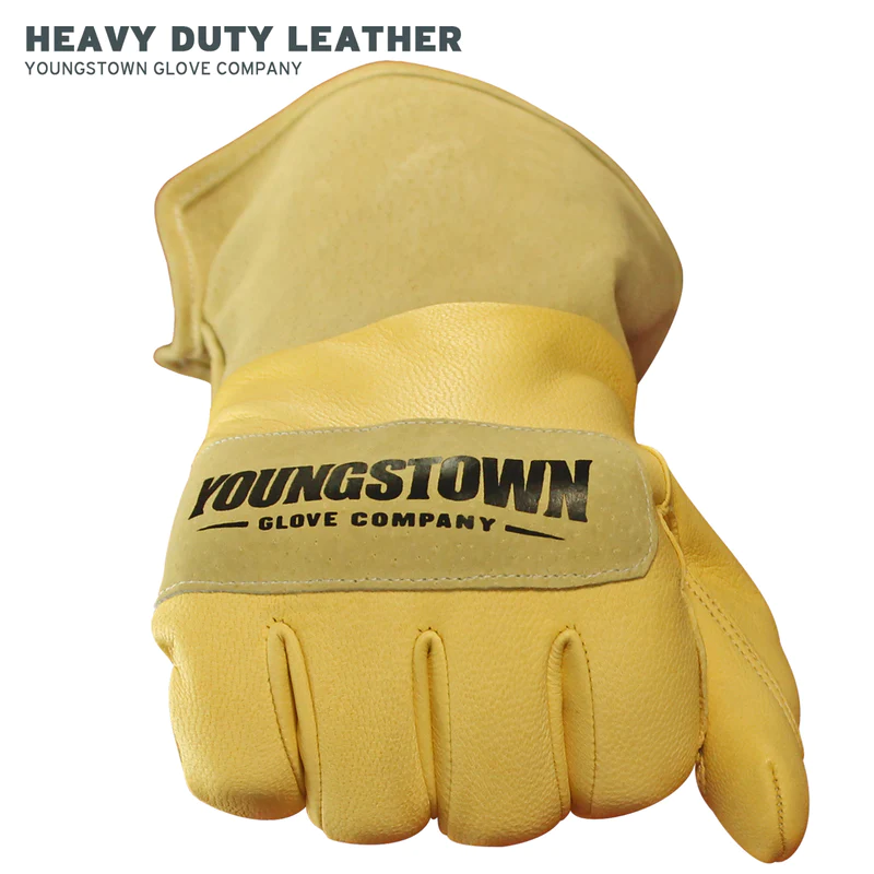 Youngstown Leather Utility Plus Wide-Cuff Gloves from GME Supply
