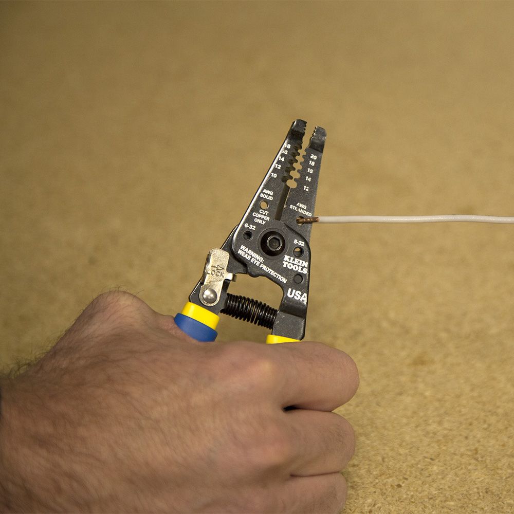 Klein Tools 11055 Wire Stripper-Cutter for 10-18 AWG Solid/12-20 AWG from GME Supply