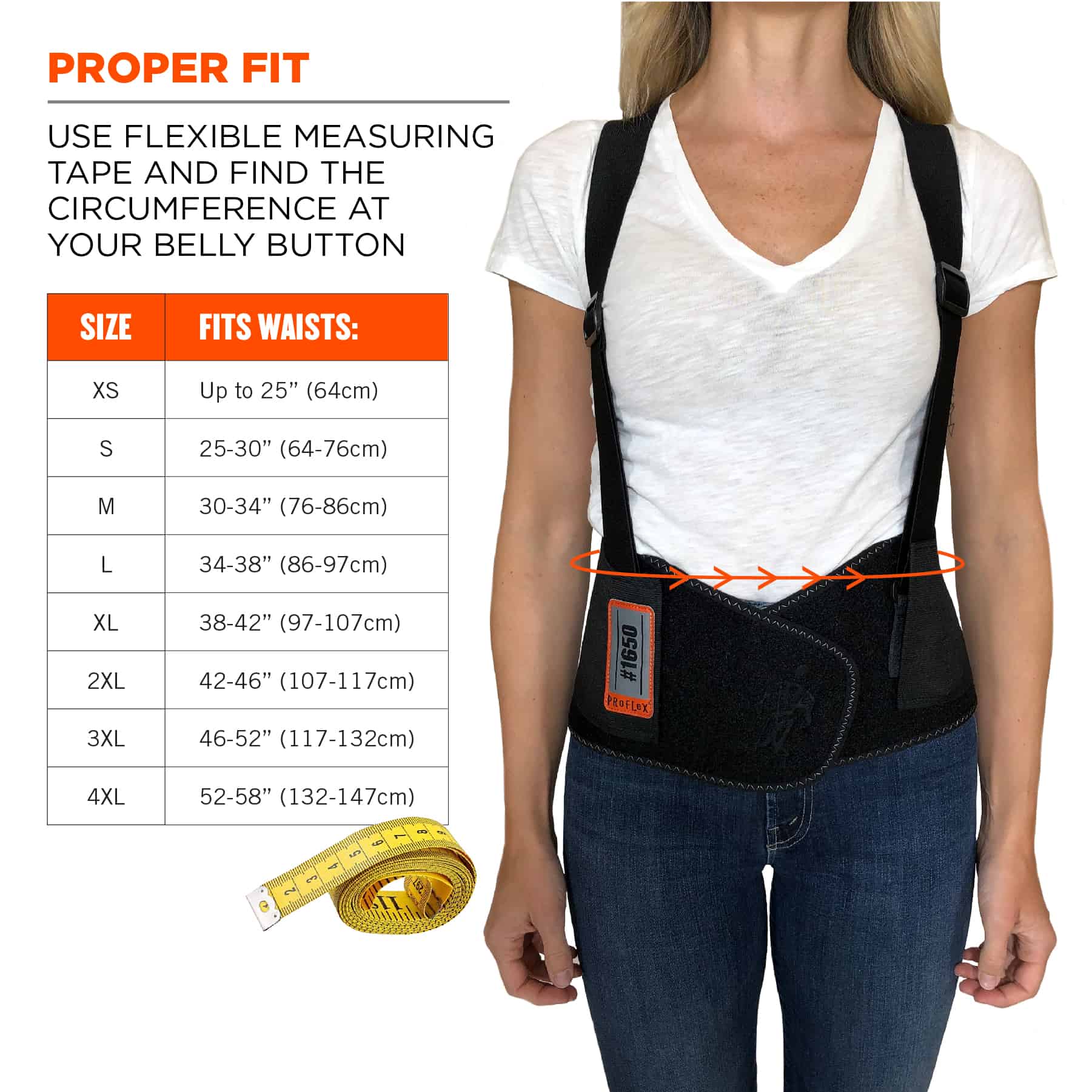 ProFlex® 1650 Economy Elastic Back Support from GME Supply