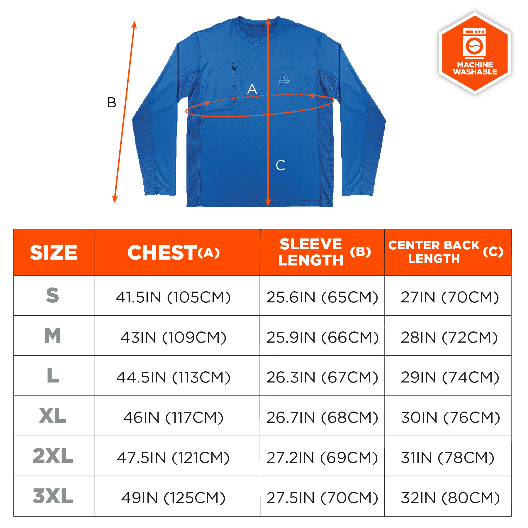 Ergodyne Chill-Its 6689 Cooling Long Sleeve Sun Shirt with UV Protection from GME Supply