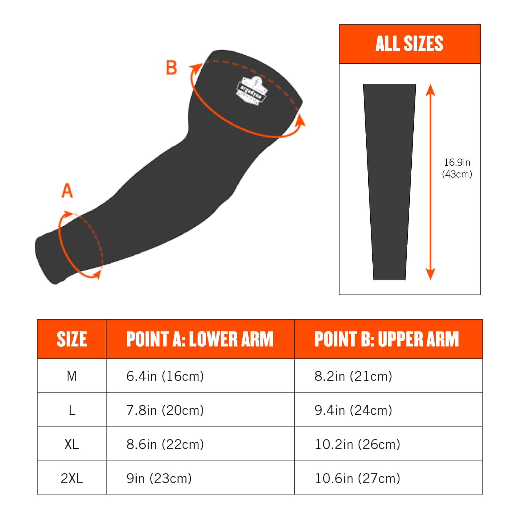 Ergodyne 6690 Chill-Its Performance Knit Cooling Arm Sleeves from GME Supply
