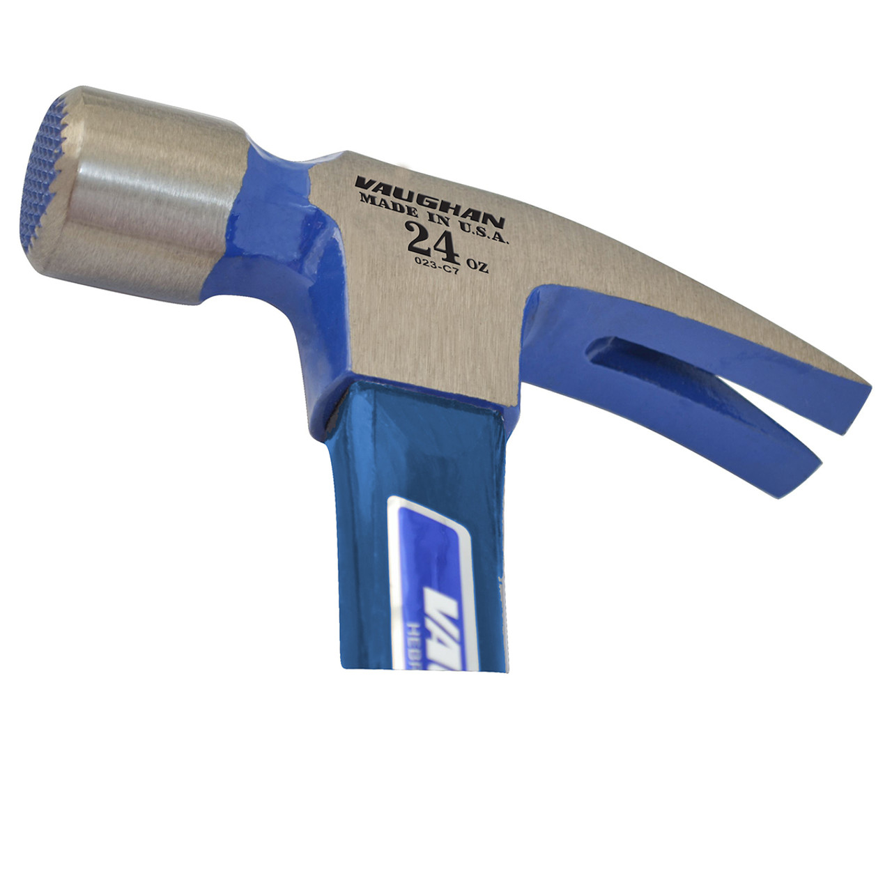 Vaughan 24oz Milled Face Hammer w/  Fiberglass Handle from GME Supply
