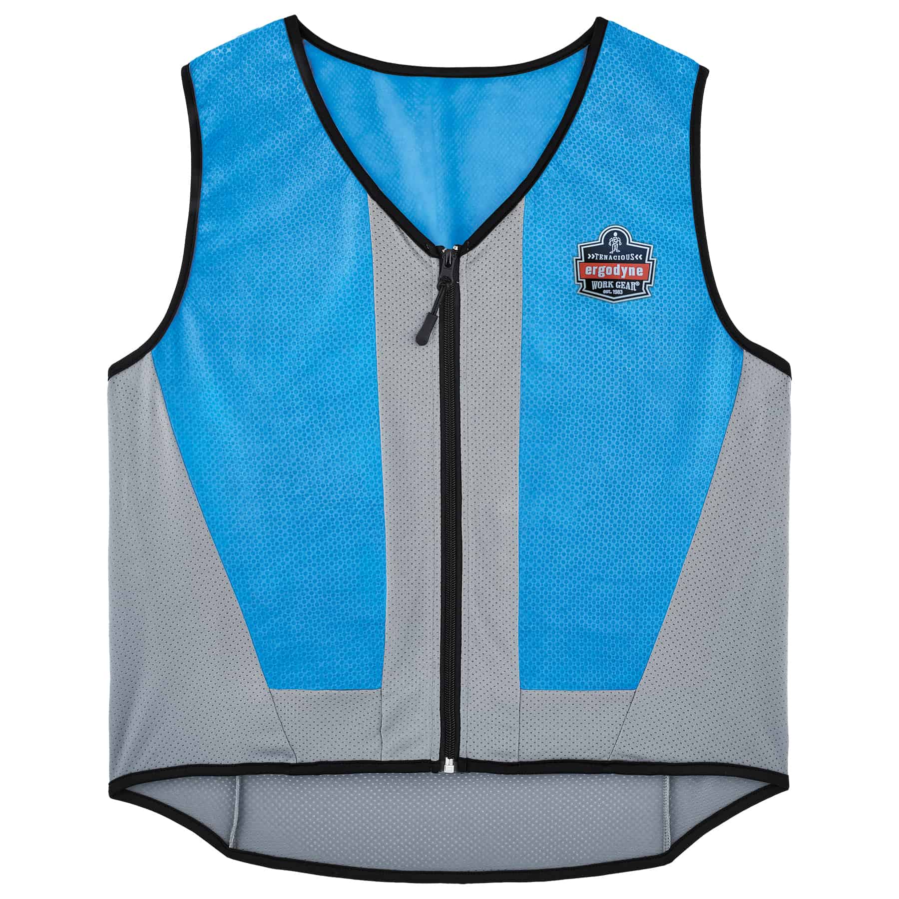 Ergodyne Chill-Its 6667 Wet Evaporative Cooling Vest with  PVA and Zipper Closure from GME Supply