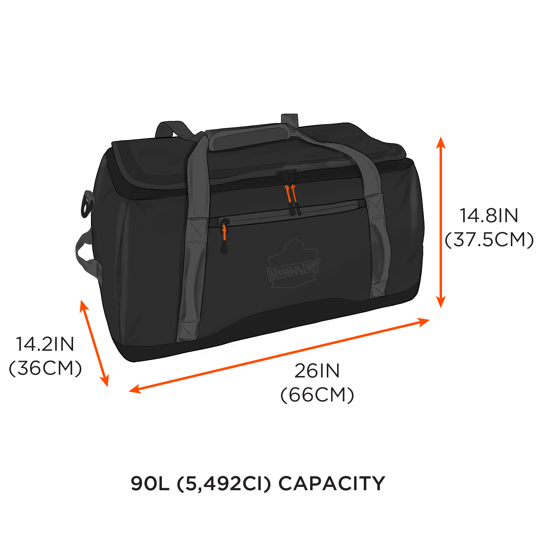 Ergodyne Arsenal 5031 Water-Resistant Duffel Bag from GME Supply