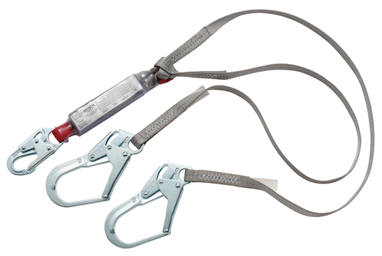 3M Protecta Pro Twin Leg Lanyard with Rebar Hooks from GME Supply