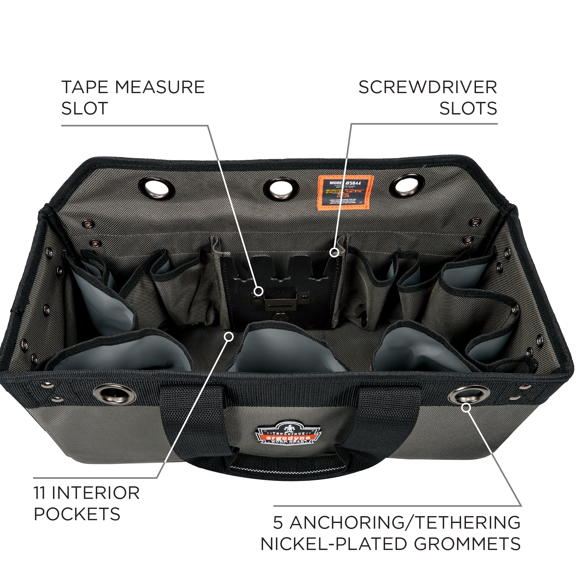 Ergodyne Arsenal 5844 Bucket Truck Tool Bag with Tool Tethering Attachment Points from GME Supply