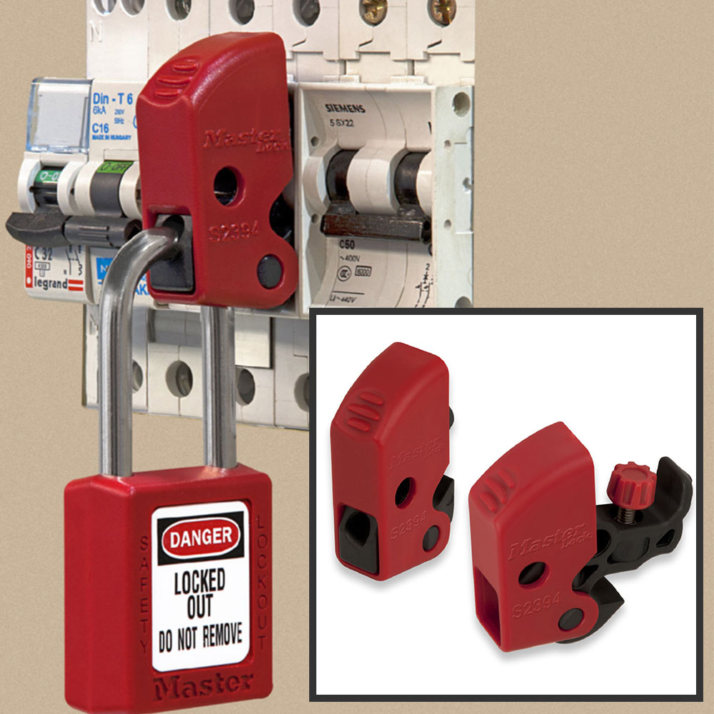 Master Lock Tool Free Universal Fit Miniature Circuit Breake from Columbia Safety