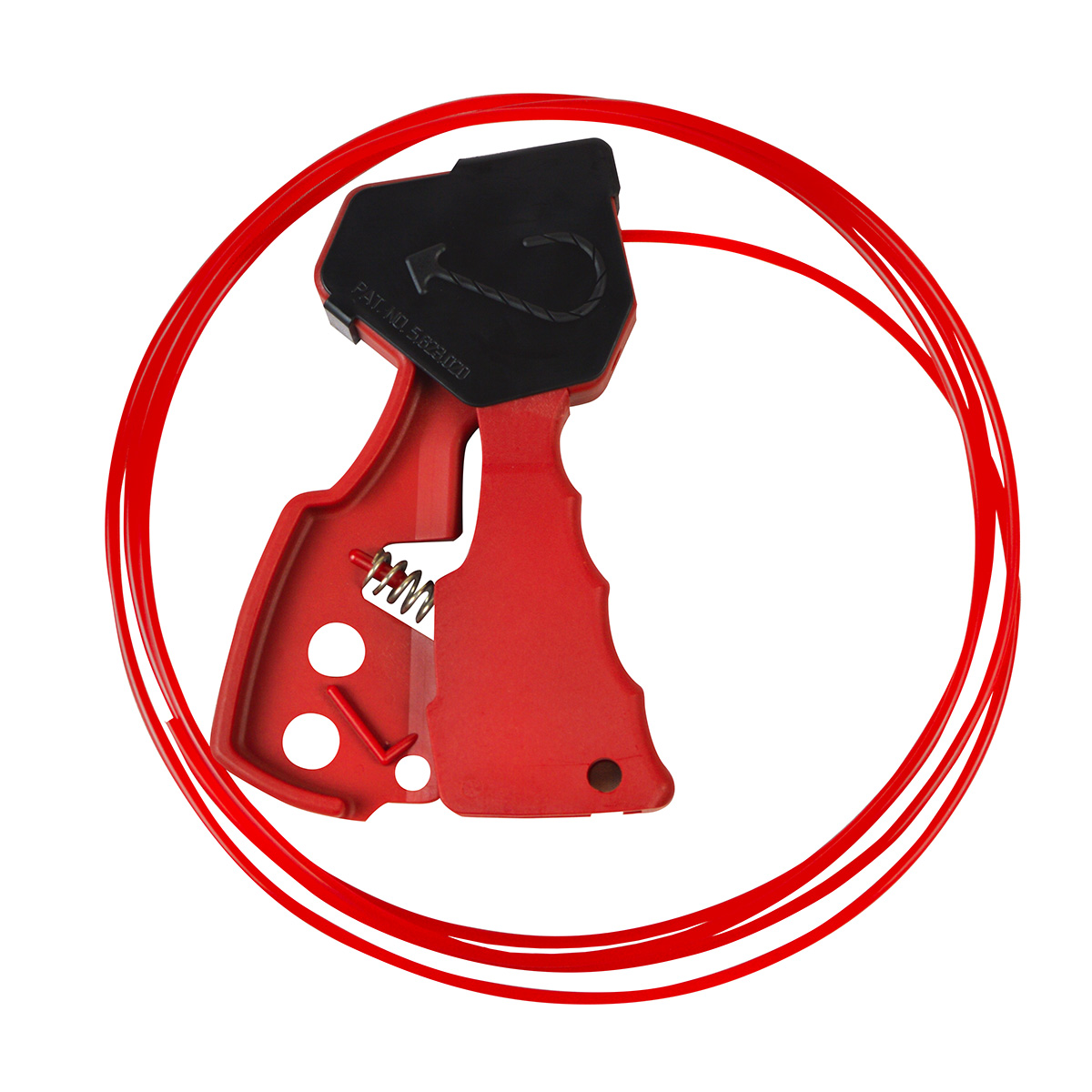Brady Red Reinforced Fiberglass Polyurethane Cable Lockout from GME Supply